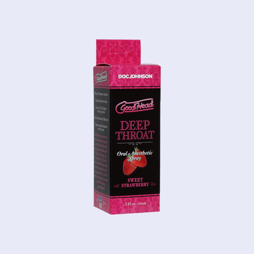 Goodhead Deep Throat Spray Sweet Strawberry