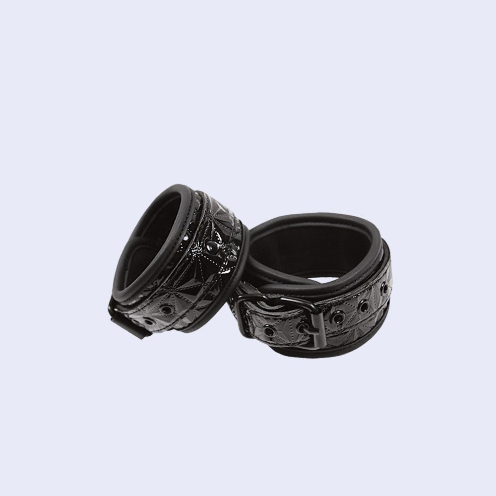 Sinful Black Wrist Cuffs