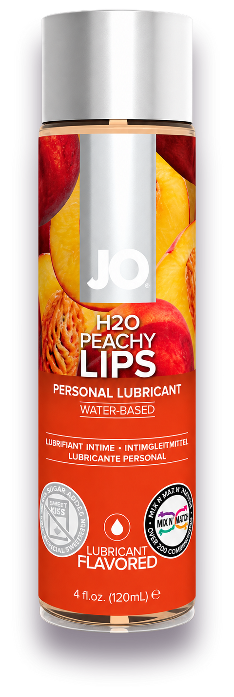 JO H2O Flavored Lubricant Peachy Lips 4 oz.