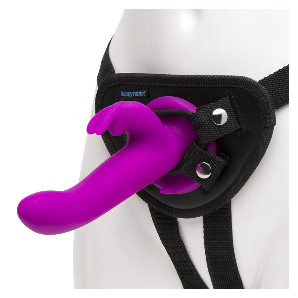 Happy Rabbit Vibrating Strap-On Harness Set - La Pepa