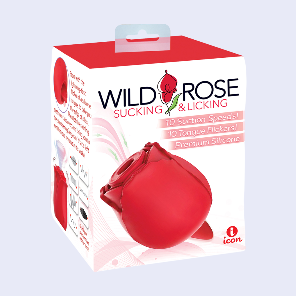Wild Rose Suction and Tongue Vibrator - La Pepa
