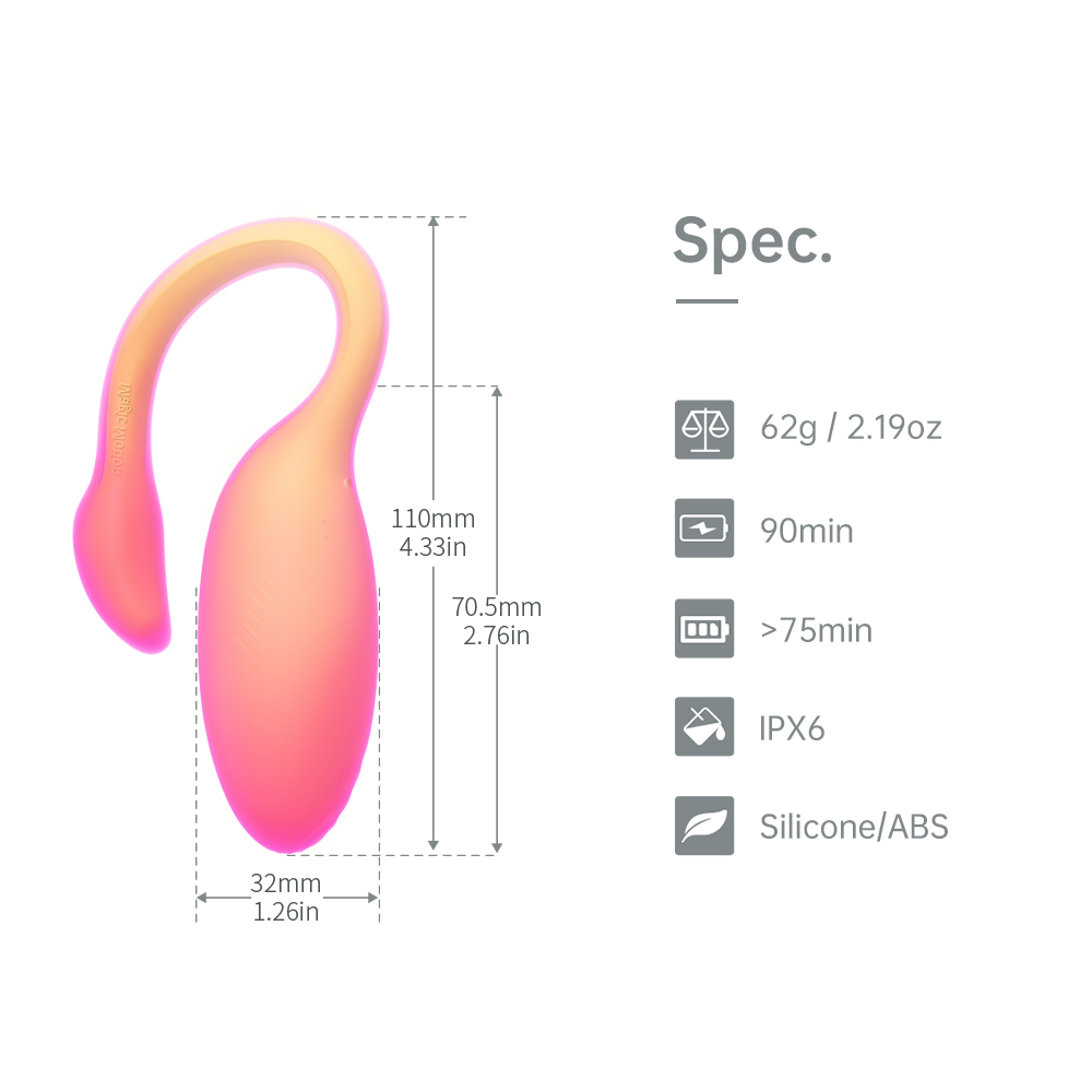 Magic Motion Flamingo Max App-Controlled Kegel Vibrator - La Pepa