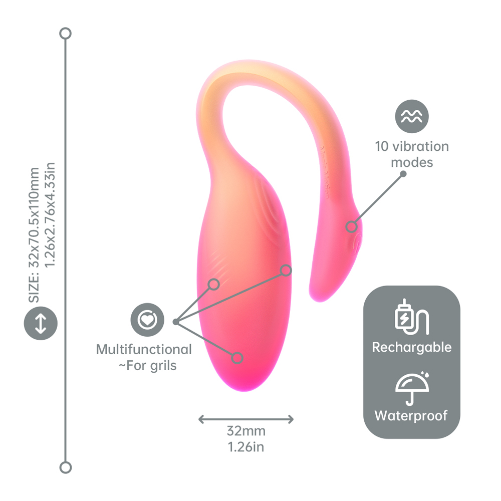 Magic Motion Flamingo Max App-Controlled Kegel Vibrator - La Pepa