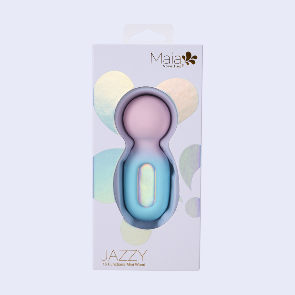 Maia Jazzy Mini Wand Vibrator - La Pepa