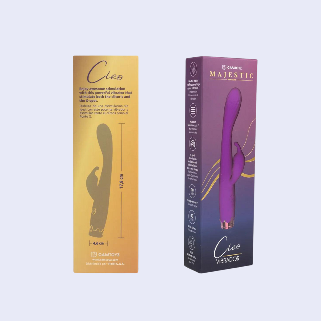 Majestic Cleo Dual Stimulation Rabbit Vibrator - La Pepa