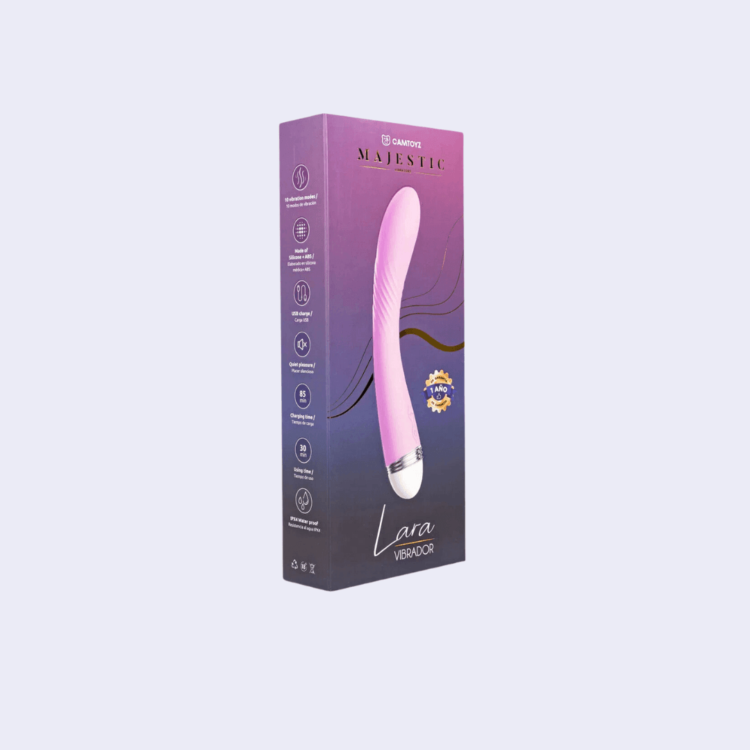 Majestic Lara Curved G-Spot Vibrator - La Pepa