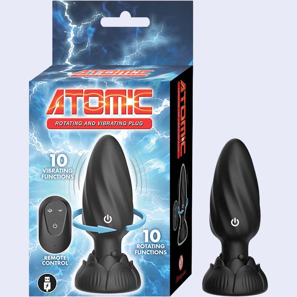 Nasstoys Atomic Rotating Vibrating Anal Plug - La Pepa