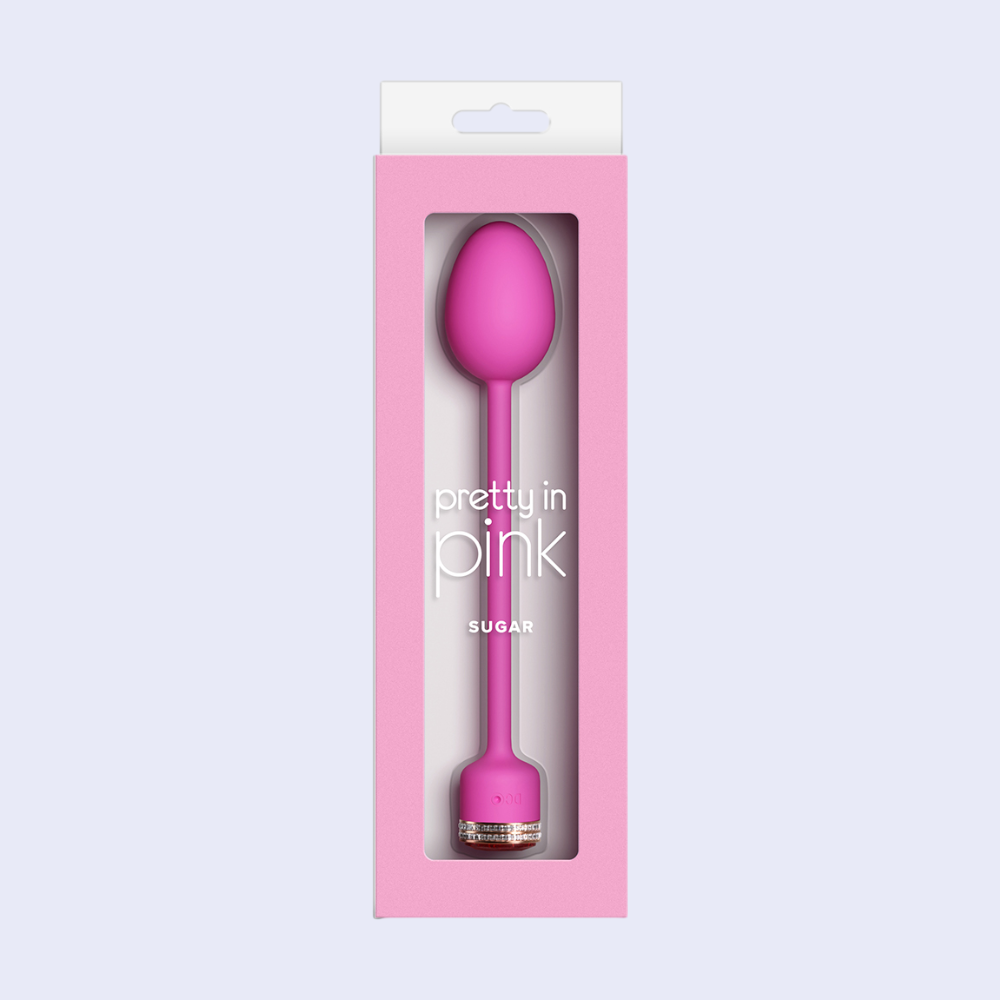 Pretty In Pink Sugar Rechargeable Vibrating Egg - La Pepa