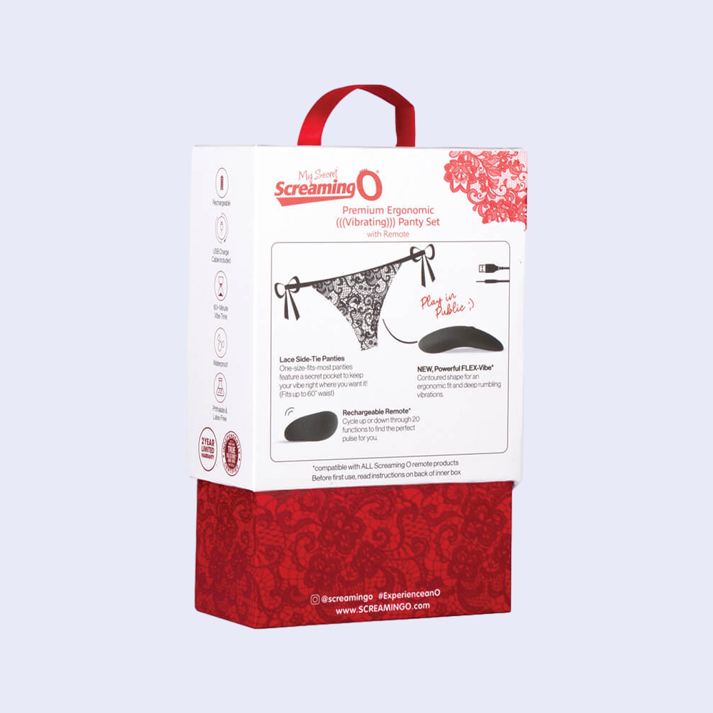 Screaming O Premium Ergonomic Remote Panty Vibrator - La Pepa