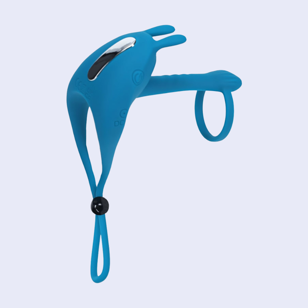 Levelz Adjustable Bunny Vibrating Lasso Cock Ring - La Pepa
