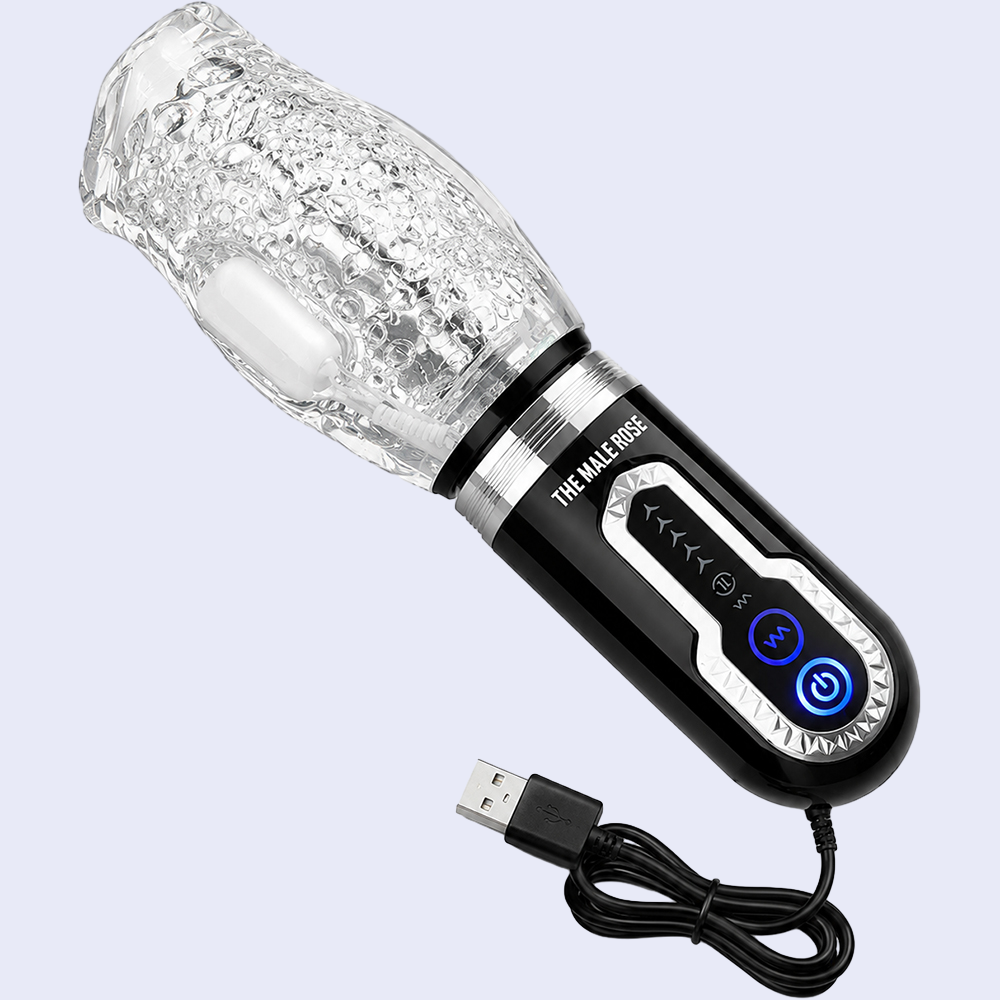 The Male Rose 3 Thrusting Rotating Masturbator - La Pepa