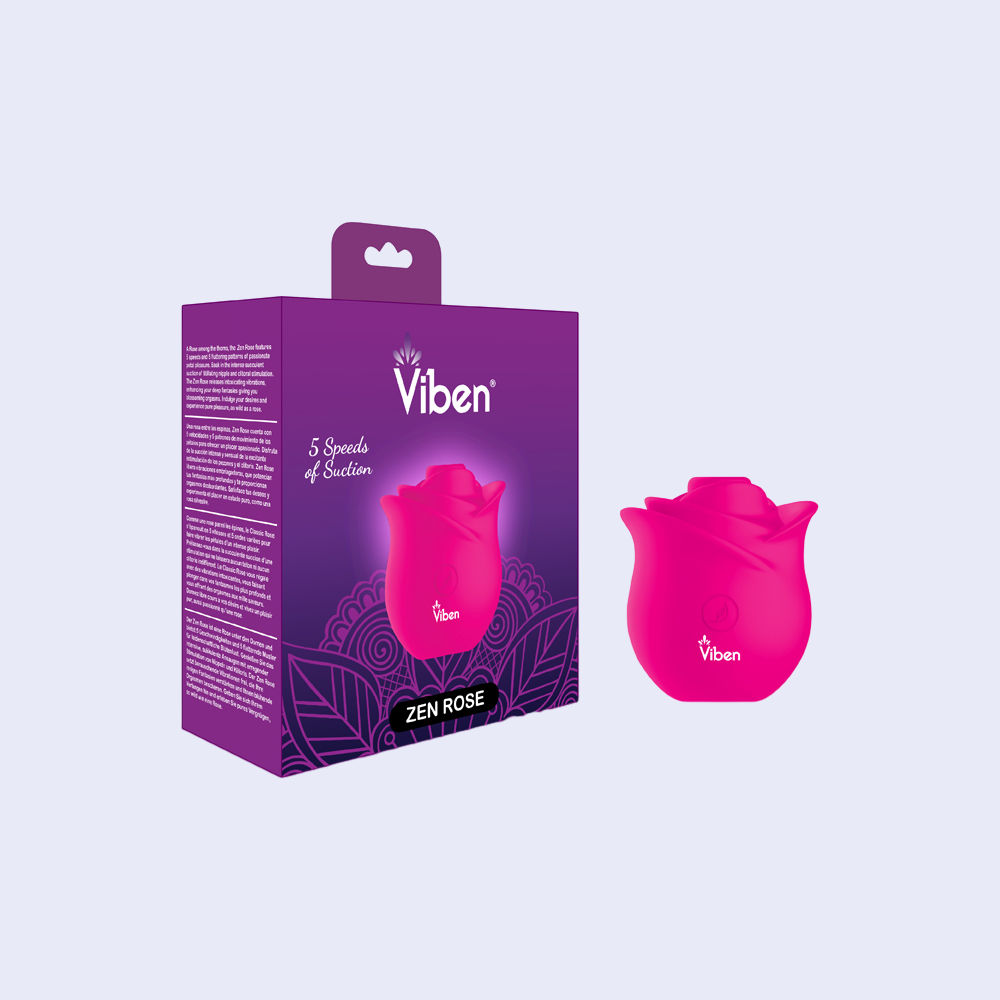 Viben Zen Rose Suction Stimulator - La Pepa