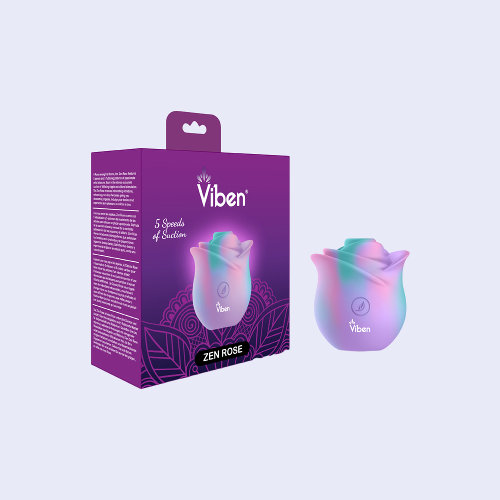 Viben Zen Rose Suction Stimulator - La Pepa