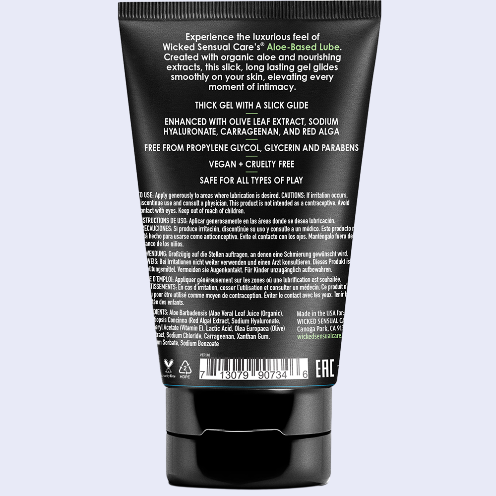 Wicked Aloe Vera Water-Based Lubricant - La Pepa