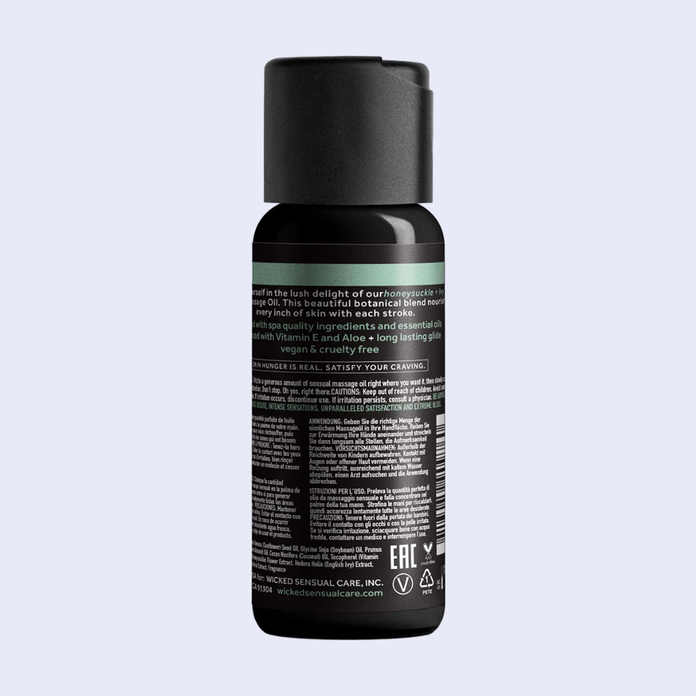 Wicked Honeysuckle and Ivy Sensual Massage Oil - La Pepa
