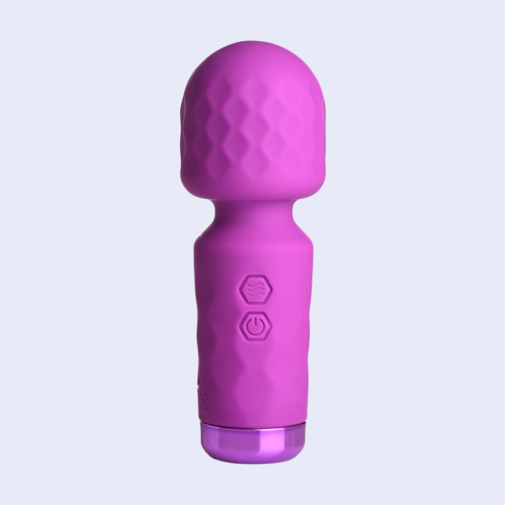Bang! 10X Mini Silicone Wand Vibrator - La Pepa