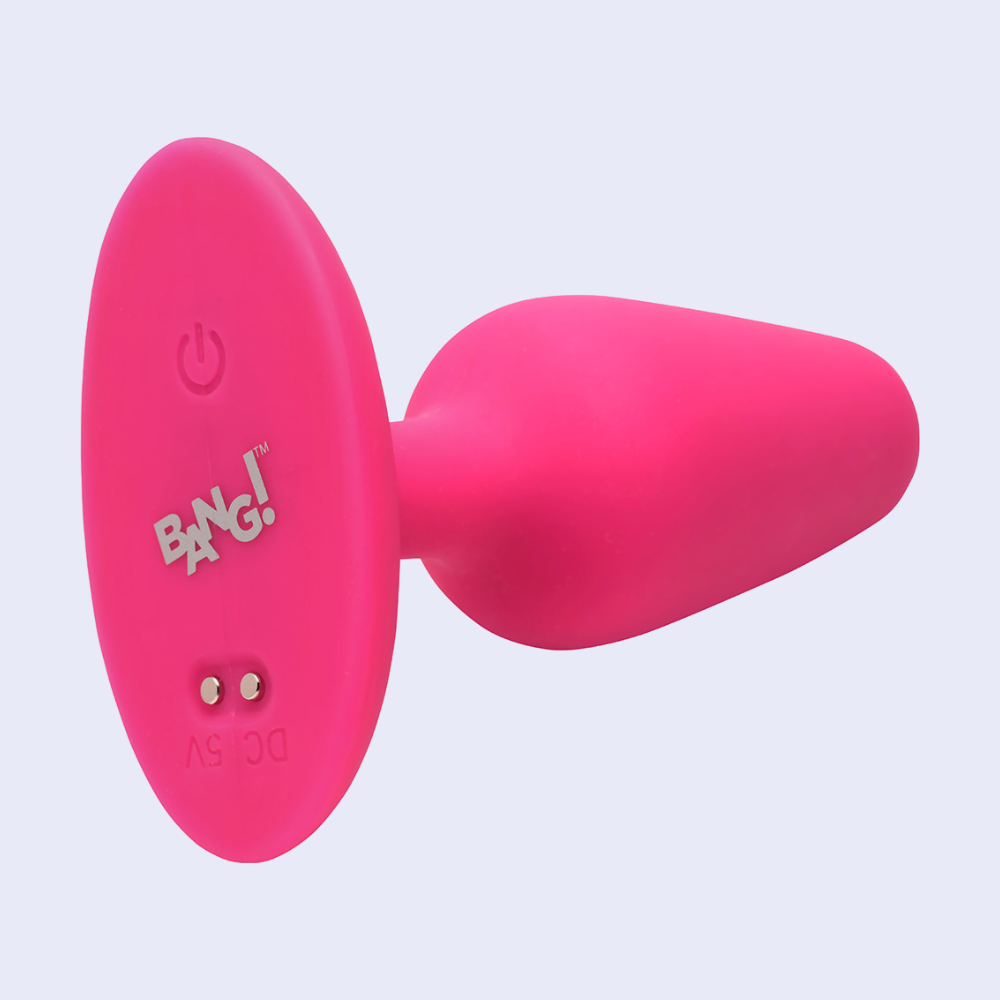 Bang! Flexible Vibrating Silicone Butt Plug - La Pepa
