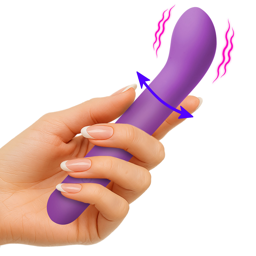 Bang! G-Spot Flexible Silicone Vibrator - La Pepa
