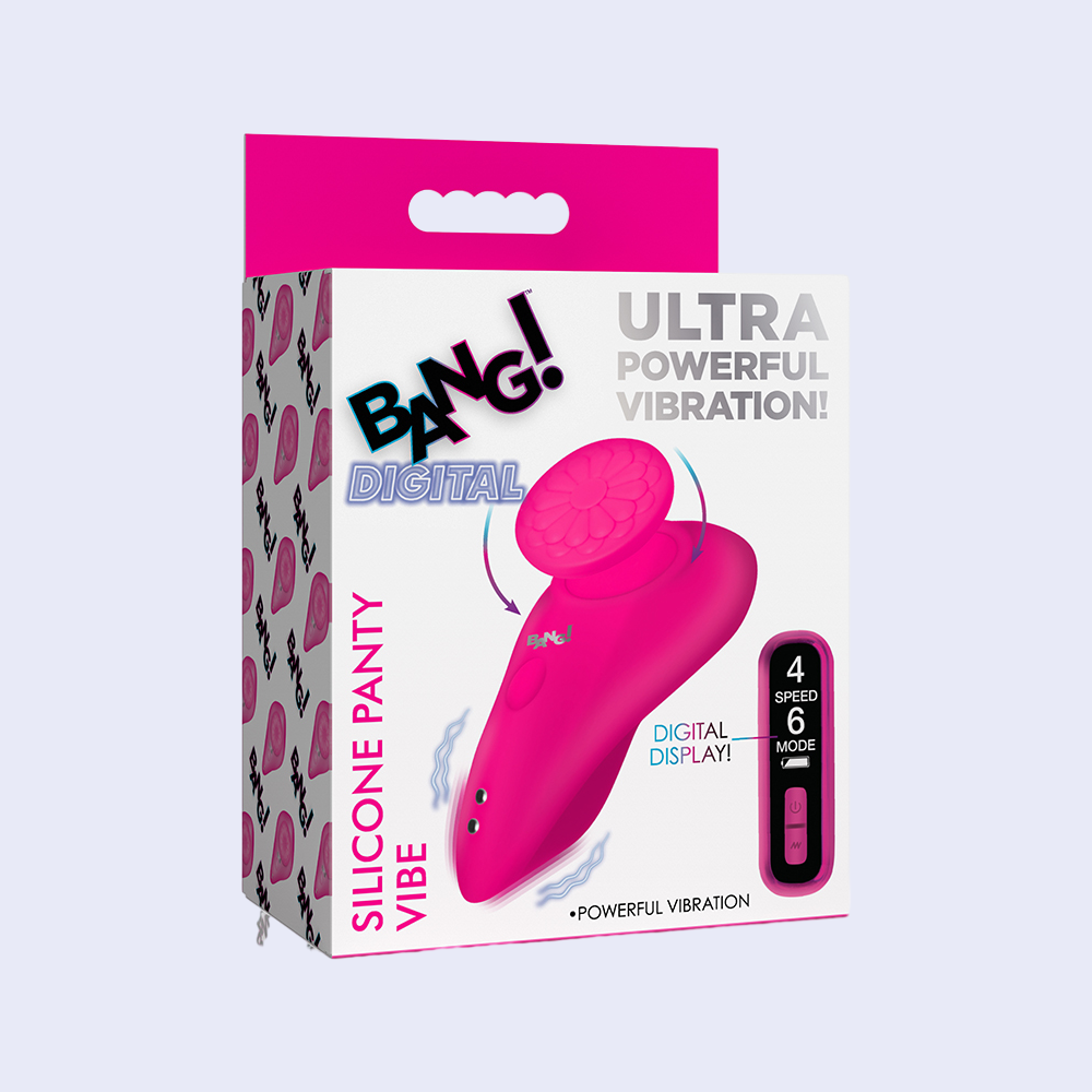 Bang! Silicone Panty Vibrator with Digital Remote - La Pepa