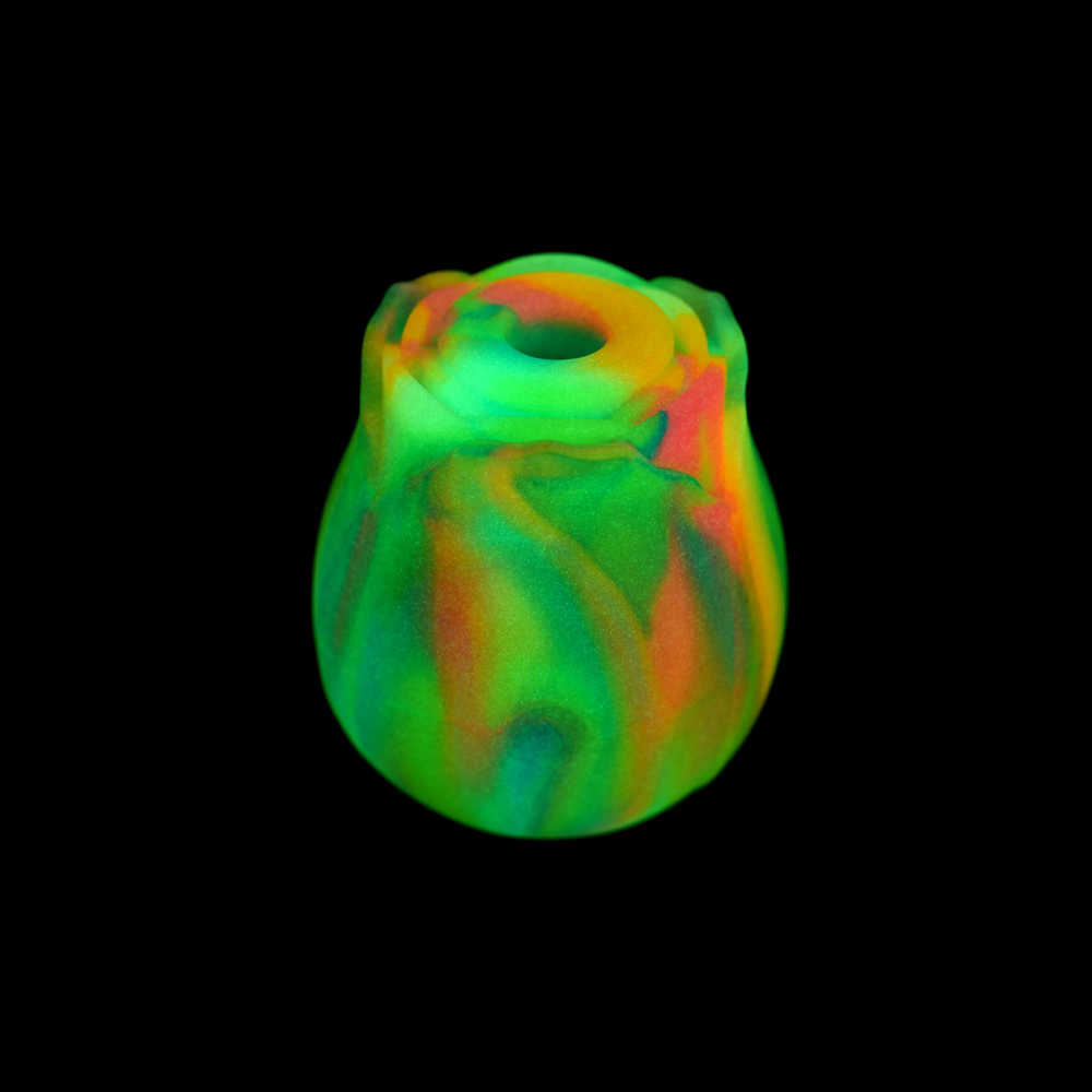 Bloomgasm Glow Rose Glow-in-the-Dark Clit Stimulator - La Pepa