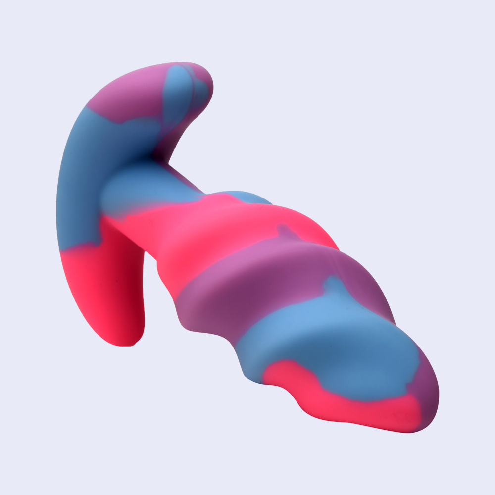 Creature Cocks Unicorn Swirl Silicone Butt Plug - La Pepa