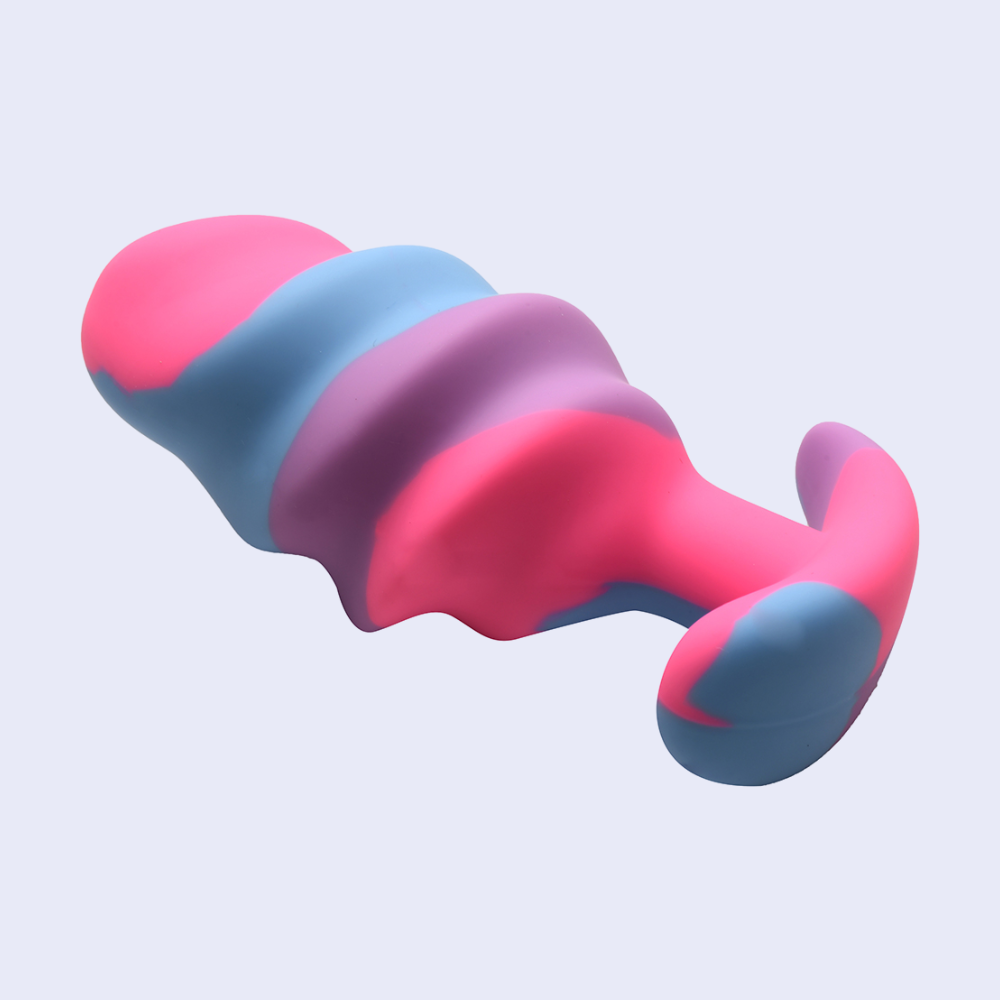 Creature Cocks Unicorn Swirl Silicone Butt Plug - La Pepa