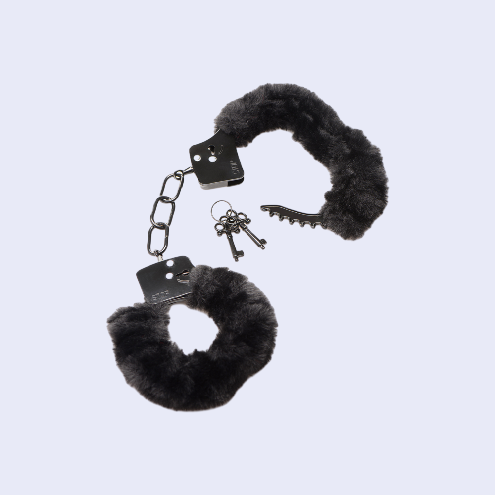 Master Series Cuffed in Fur Furry Handcuffs - La Pepa