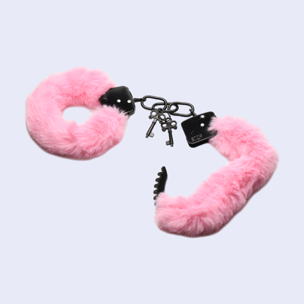 Master Series Cuffed in Fur Furry Handcuffs - La Pepa