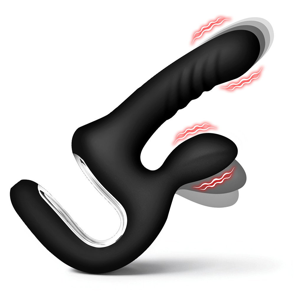 Master Series Thrust Pounder Thrusting Rabbit Vibrator - La Pepa
