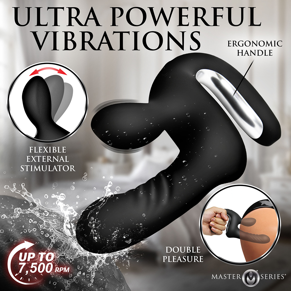 Master Series Thrust Pounder Thrusting Rabbit Vibrator - La Pepa
